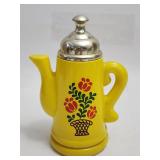 Yellow Tea Pot Bottle AVON