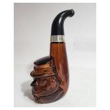 Glass Pipe Decanter Tribute After Shave LotionAVON