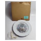 AVON Plate:Awarded exclusivly AVON Repr.1977 Box