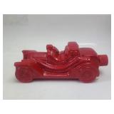 Red Glass Car Bottle AVON