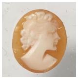 Carved  Portrait Cameo