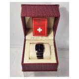 Badec CH Geneva Vtg Mens Watch in Box Sapphire