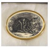 Sleeping Cat Brooch Pin