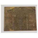 Silver Pouring Jewelry Carving Brass Plate