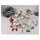 Pouch of Costume Jewelry