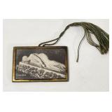 St- Cecillia Patron of Musicians In Brass Frame