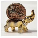 Golden Elephant Penny Stand