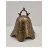 Solid Brass Bell Etched VTG