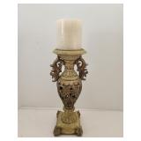 Candlestick Holder with Candle
