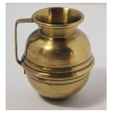Miniature Brass Jug Pitcher Antique by Villedieu