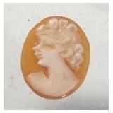 Carved  Portrait Cameo