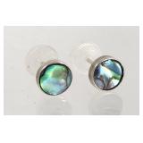 Mother of Pearl Earring Set on Sterling Silver