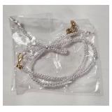 Faux Pearls Bow Necklace