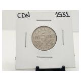 1931 5 Cents Canada