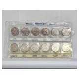 2000 Millenium 25c Set Uncirculated Canada