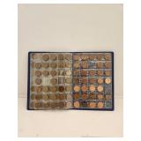 Canada Cents Album with 98 Coins