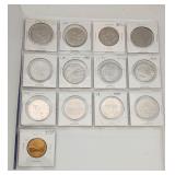 Canada $1 Dollar Set 1968 to 1987 13 Coins