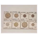 Philippines 1963 to 2003 8 Coin Set