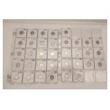 Canada 10 Cents Collection with 35 Coins