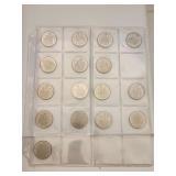 Canada 50 Cents 1968 to 1984 Set 16 Coins