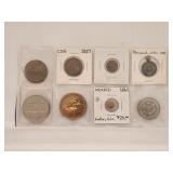 Assorted Lot of Tokens & Medals