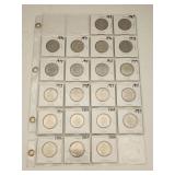 Canada 50 Cents 1968 to 1988 Set 21 Coins