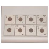 US Lincoln Wheat Cents 1909 to 1920