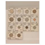 Cuba 1946 to 2006 14 Coin Set