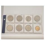 Canada $1 Dollar Set 1968 to 1987 8 Coins