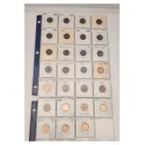 Canada 1 Cents 1920 to 2012 Set 27 Coins
