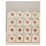 US Lincoln Cents 2007 to 2022 UNC