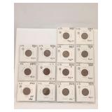 US Lincoln Wheat Cents 1915 to 1925