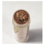 1963 BU Canada Cents Tube of 50