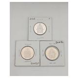 Two types of 2002 Canada 50 Cents