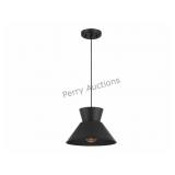 1-light Pendant In Matte Black (8043afl) By Savoy