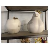 Revelation Apple And Pear Sculptures Set Of 2