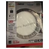 Satco Blink Ultra Slim 7' Led Flush Mount Light Fi