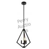 Iving District Irina Pendant Light In A Flat Black