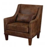 Uttermost Clay Leather Armchair (k2te)
