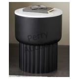 Black Metal Modern Accent Table, 15' X 15' X 19'