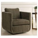 Uttermost Abound Herb Textured Chenille Swivel Cha