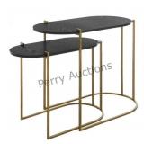 Uttermost Aztec Wood Nesting Tables Set/2 (a9dqf)