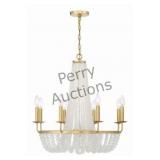 Bella 8 Light Medium Chandelier By Crystorama - Bl