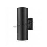 Vegas 2-light Outdoor Wall Sconce Powder Coated Bl