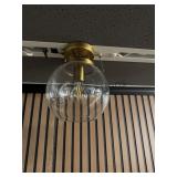 Clear Glass With Brass