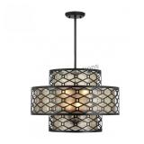 Mannheim 4-light Pendant In Matte Black