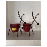 Elk 519192 Reindeer Metal And Glass