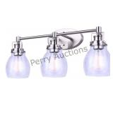 Canarm Carson 3-light Vanity Light In A Brushed Ni