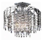 Chrome Flush Mount Ceiling In Royal Cut