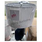 Blue Lamp White Shade